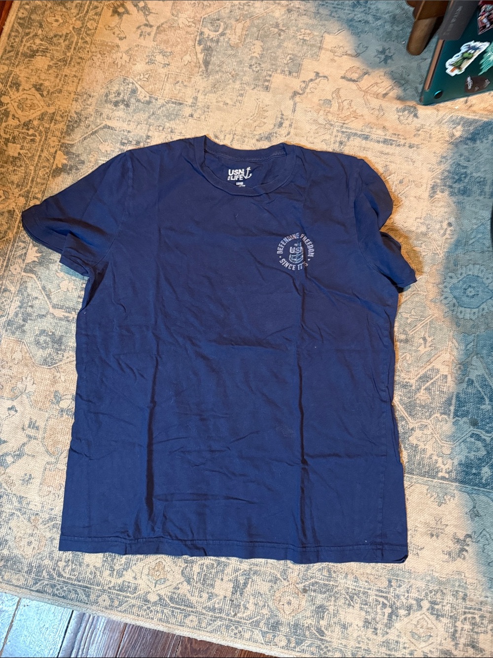Navy Short-Sleeve Crewneck T-Shirt - Men's Navy